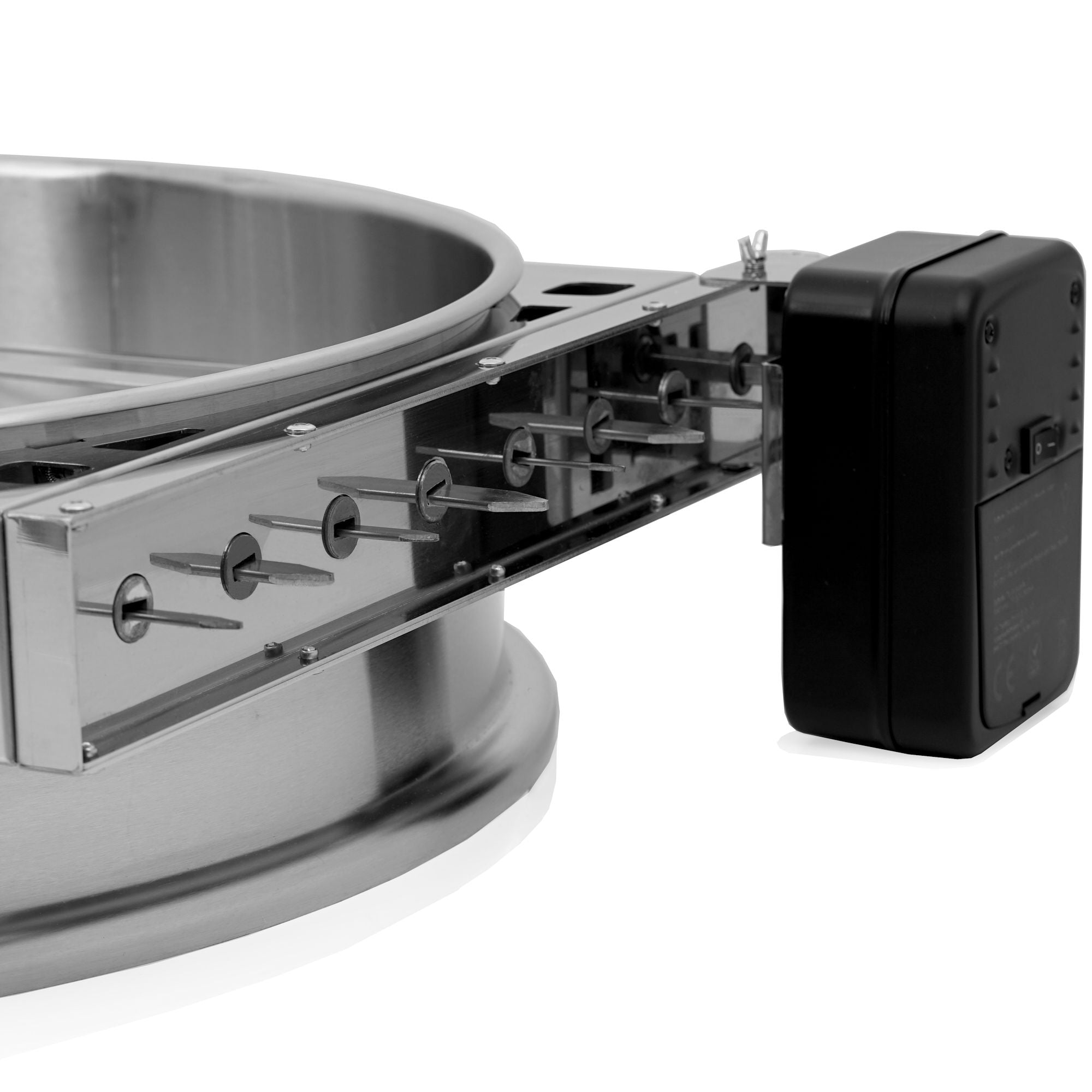 Ensemble de brochettes pour barbecue, pour barbecue à charbon de Ø 57 cm, 7 brochettes en acier inoxydable