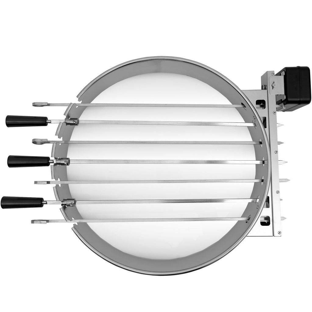 Grillspieß Set, für Ø 57 cm Kugelgrill, 7 Edelstahl Spieße