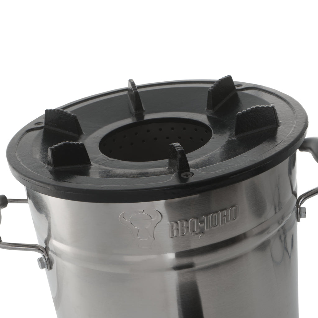 Raketenofen "RAKETE #3", Edelstahl, Rocket Stove inkl. USB Kabel und Stecker