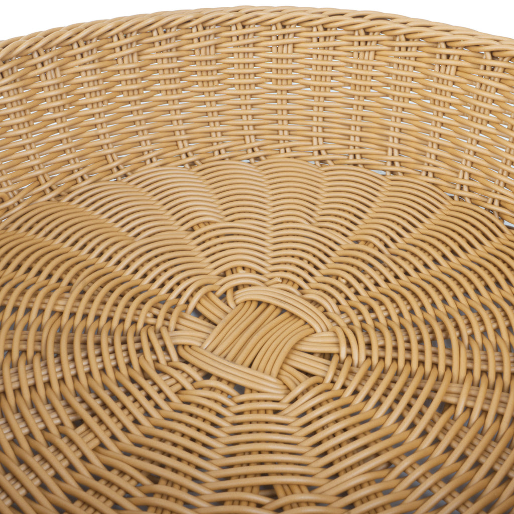 Rattan Brotkorb, 42 x 39 x 29 cm, inkl. Rolltop-Deckel