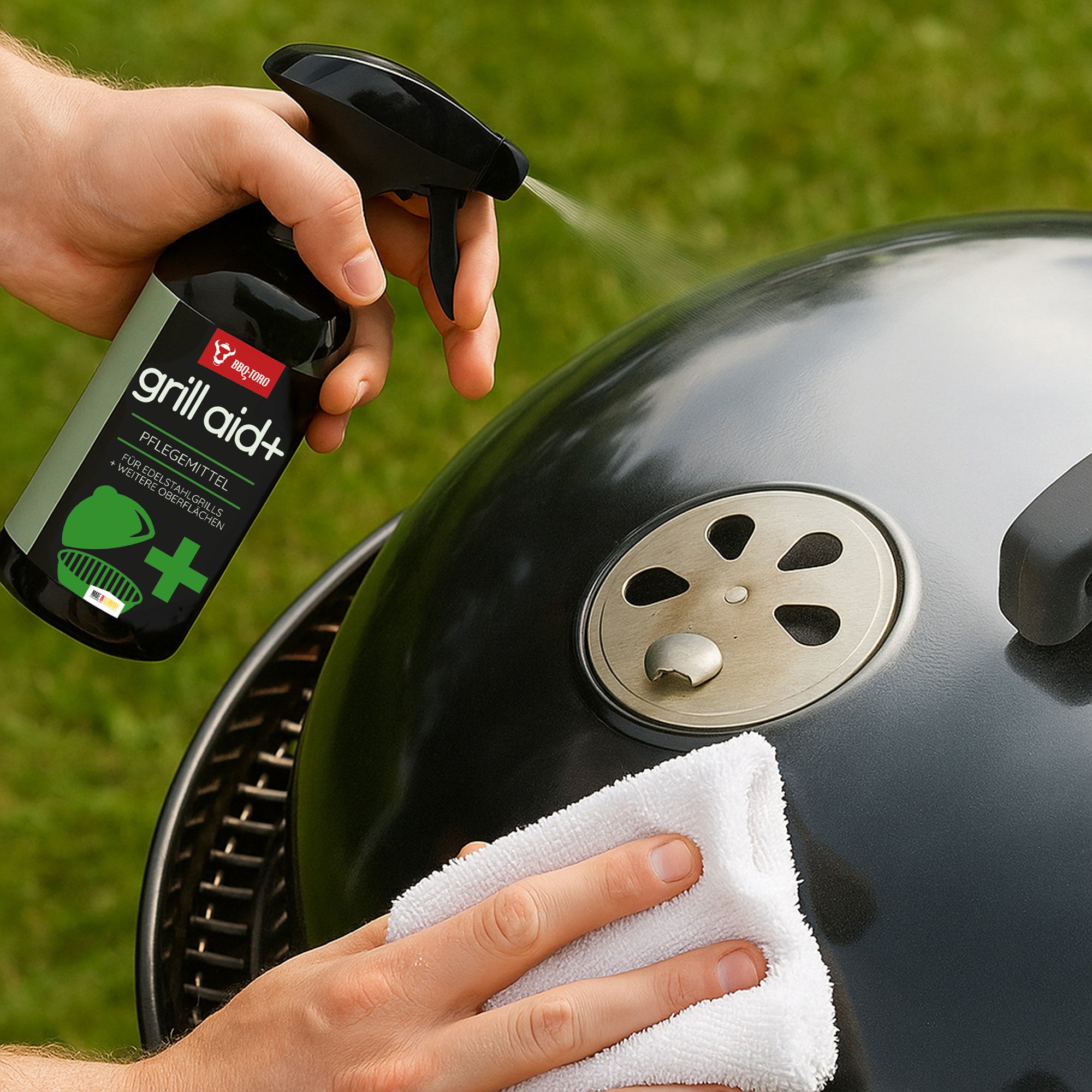 Care spray "grill aid+", 500ml, care product for grills and surfaces