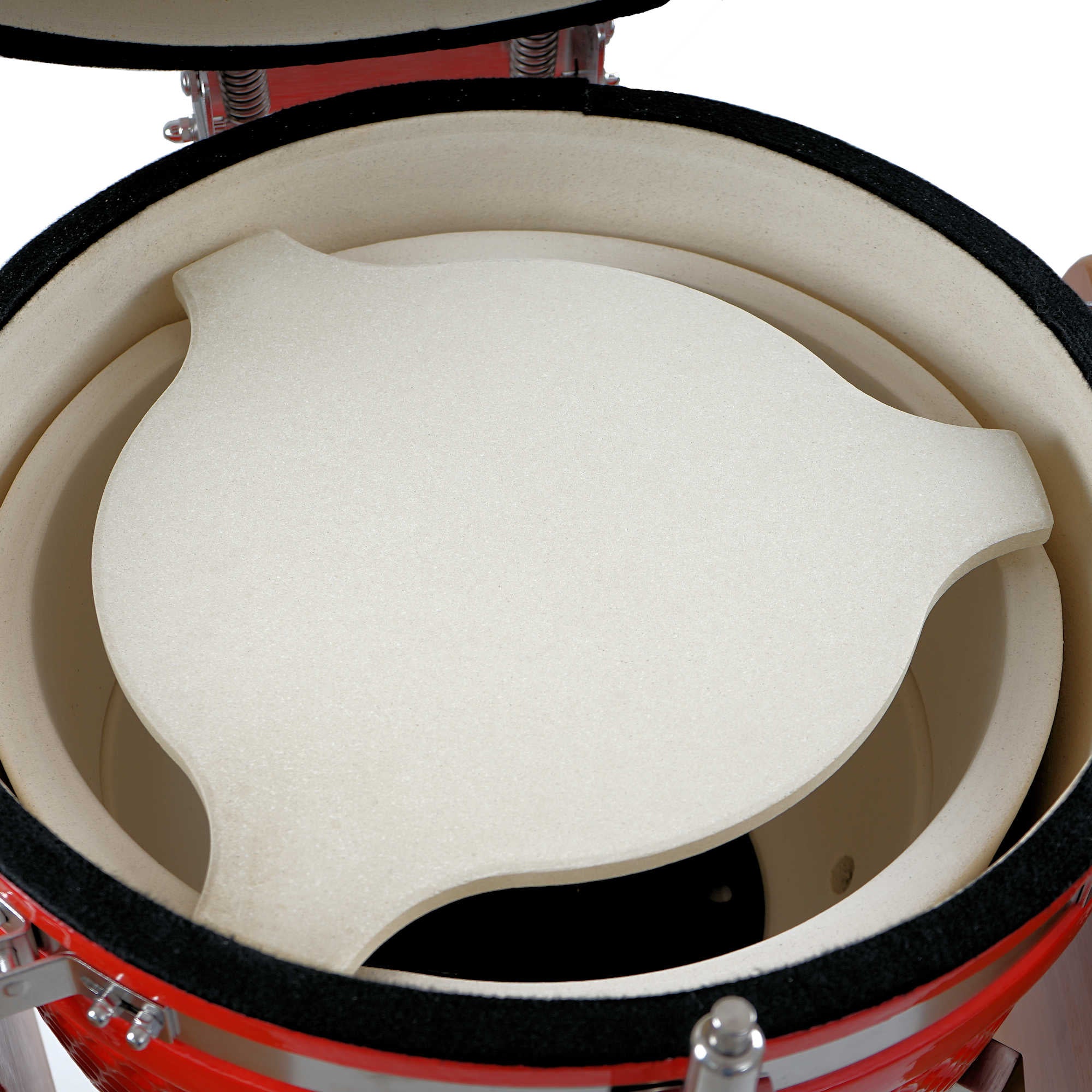 Pierre déflectrice, Ø 36 cm - Ø 46 cm, pierre à pizza pour Kamado Ø 52 cm