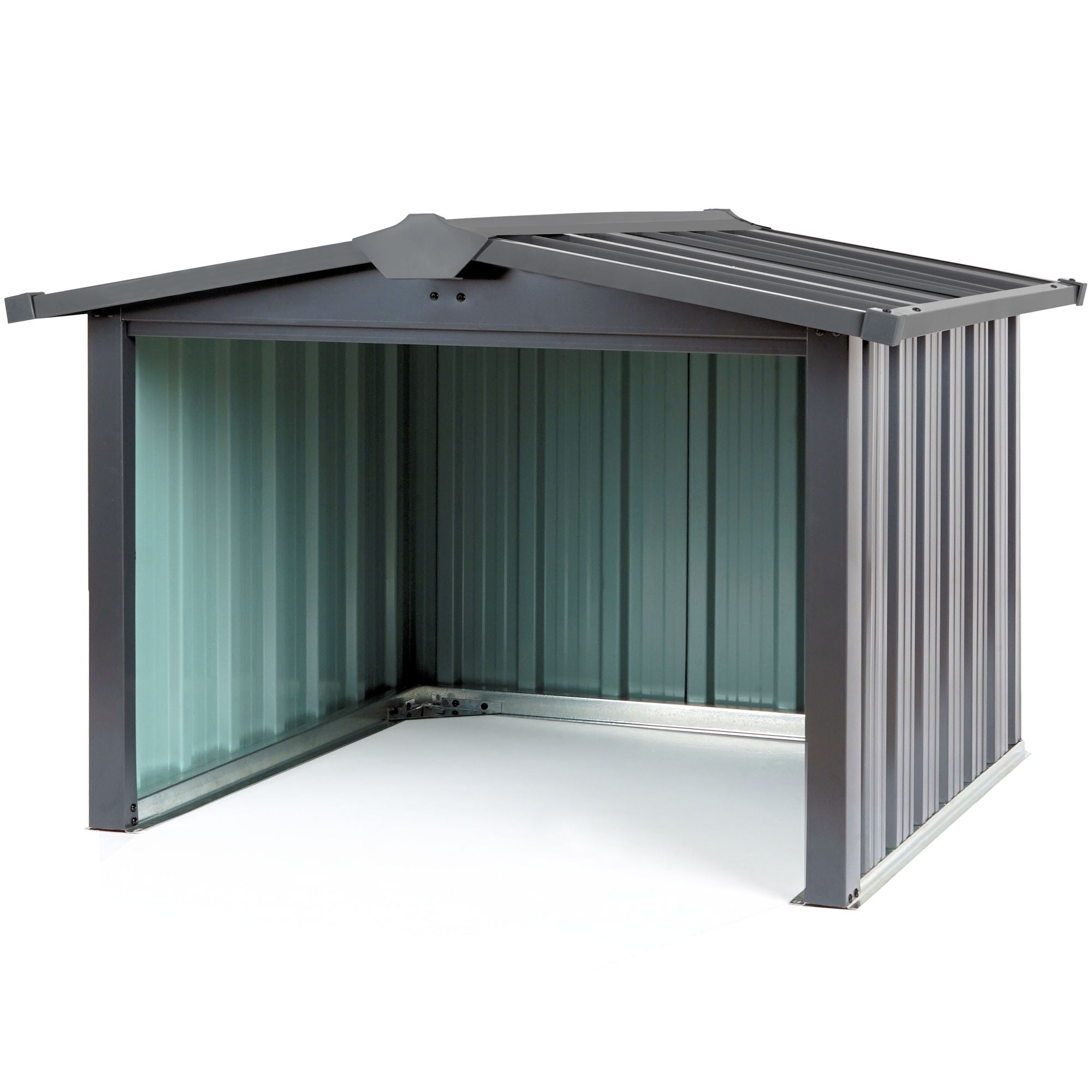 Mähroboter Garage, Metall, 86,5 x 88 x 60 cm
