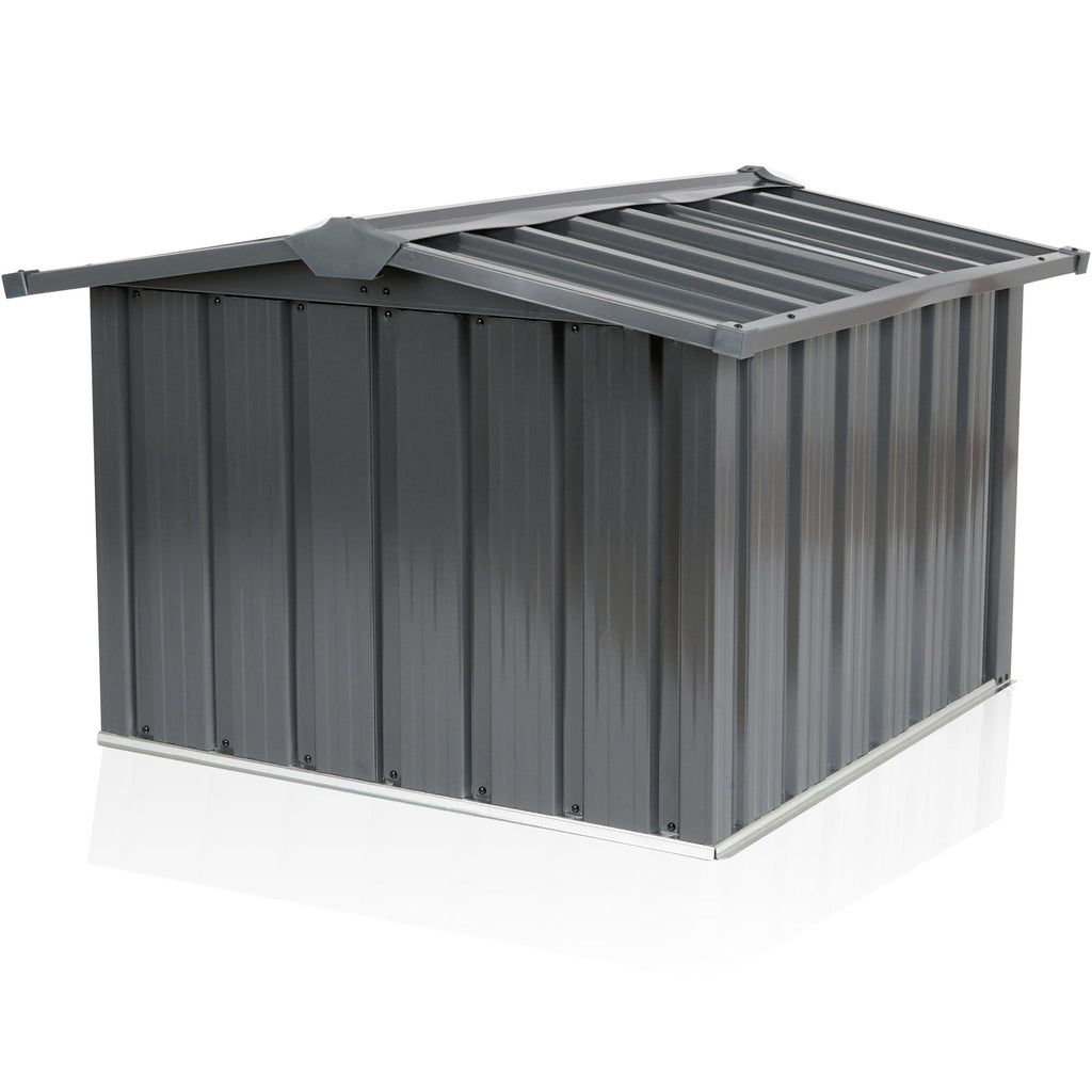 Mähroboter Garage, Metall, 86,5 x 88 x 60 cm