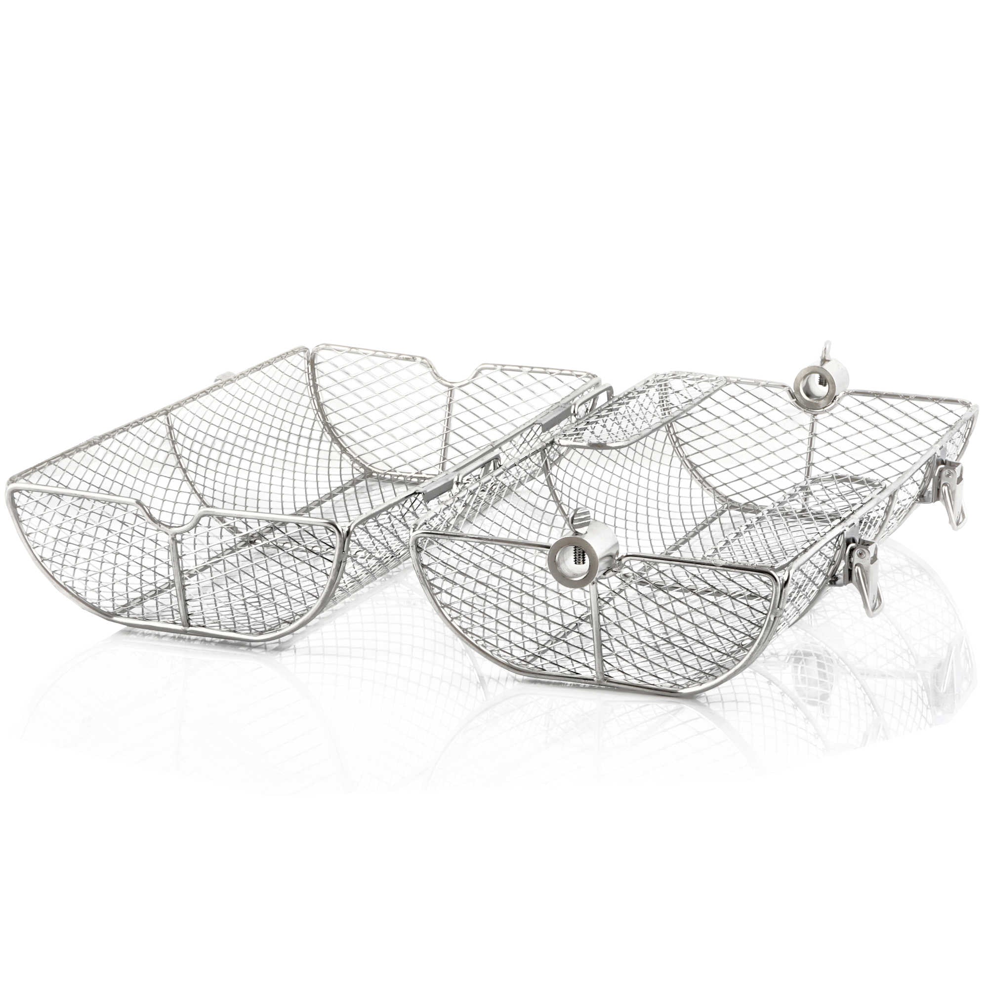 Carrousel pour broche à rôtisserie, acier inoxydable, 42,5 x 21 cm