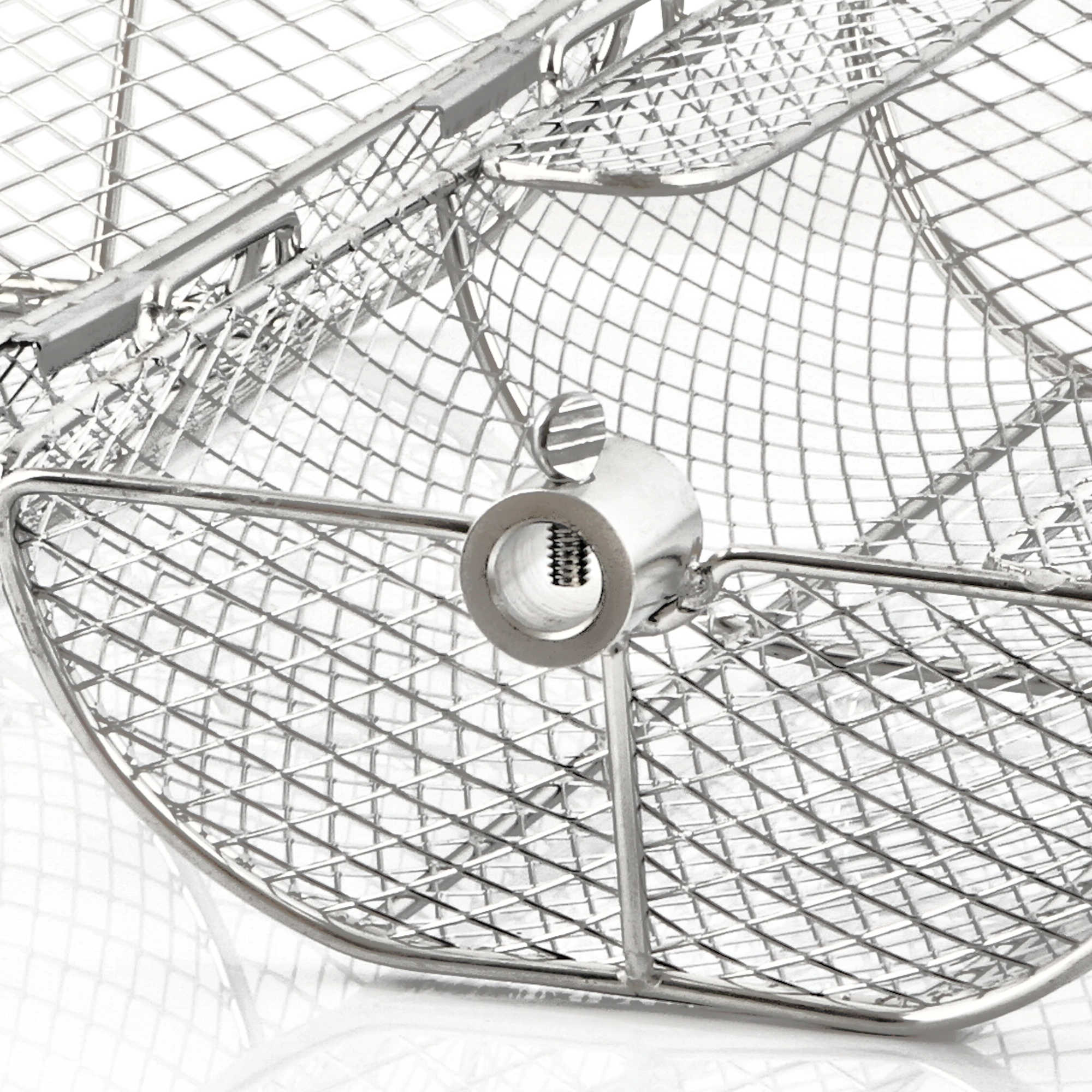 Carrousel pour broche à rôtisserie, acier inoxydable, 42,5 x 21 cm