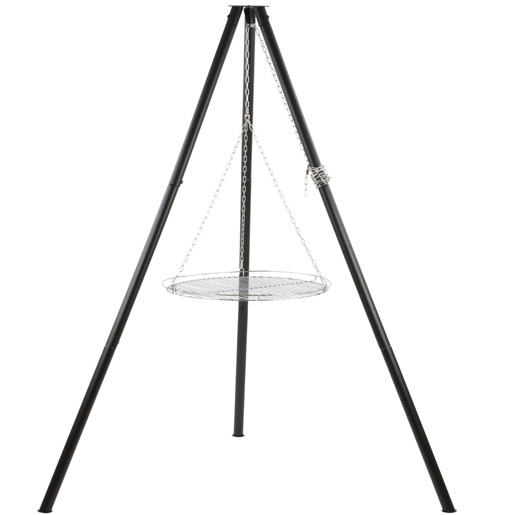 Dreibein Grill mit Grillrost Ø 56 cm, 165 cm