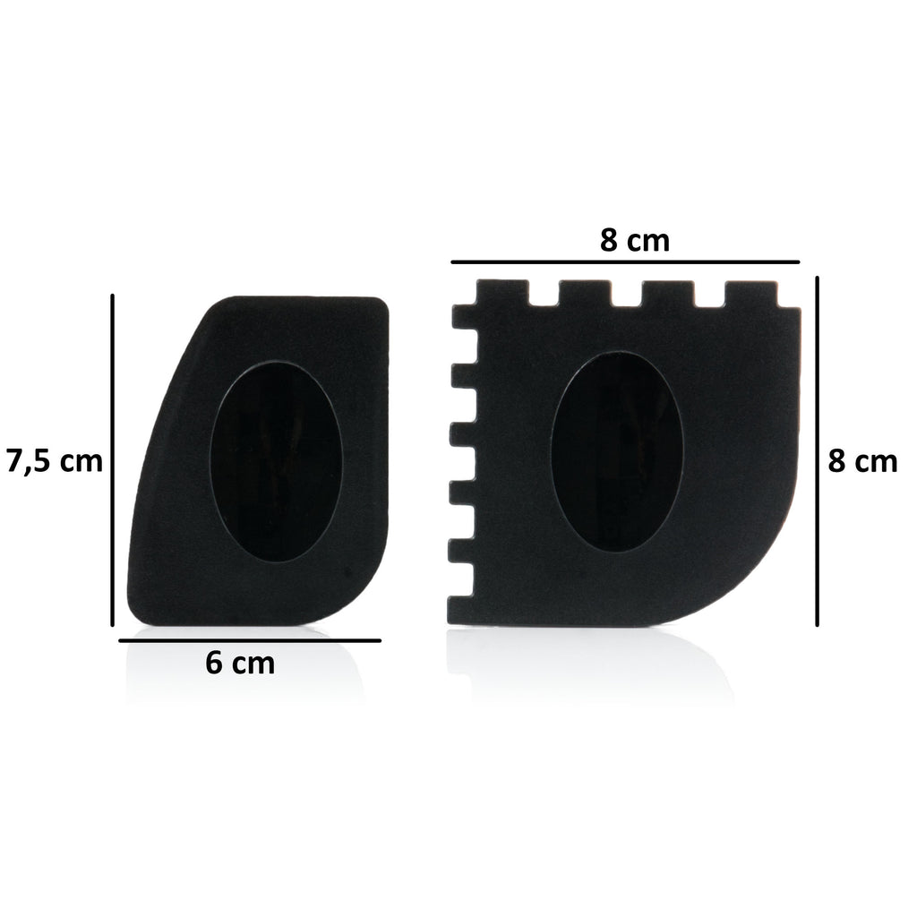 Grill scraper, set of 2, plastic