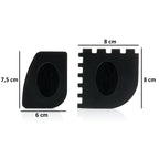 Grill scraper, set of 2, plastic