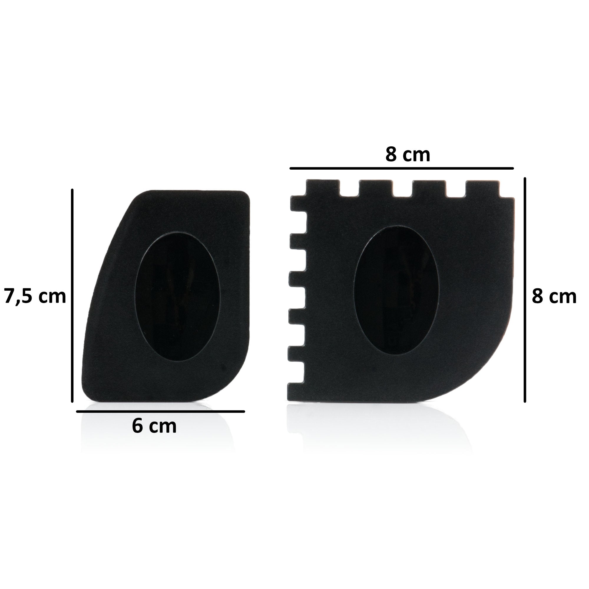 Grill scraper, set of 2, plastic