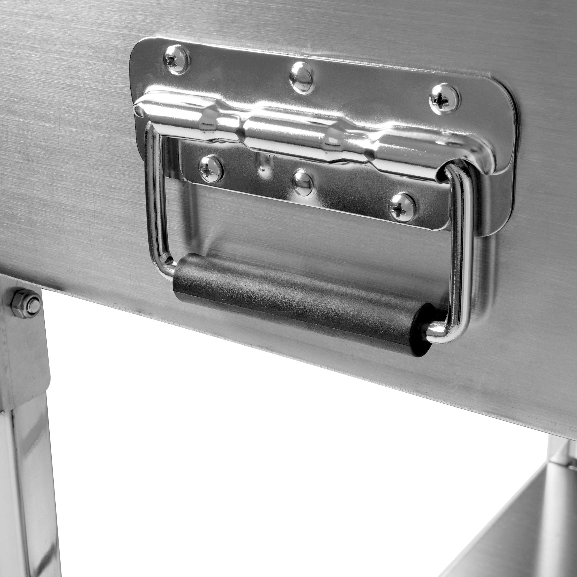 Grill with rotisserie attachment, 9 skewers, stainless steel, including motor.