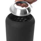 Cheminée de table sans fumée, Ø 17,5 cm, colonne de feu à pellets, sac inclus