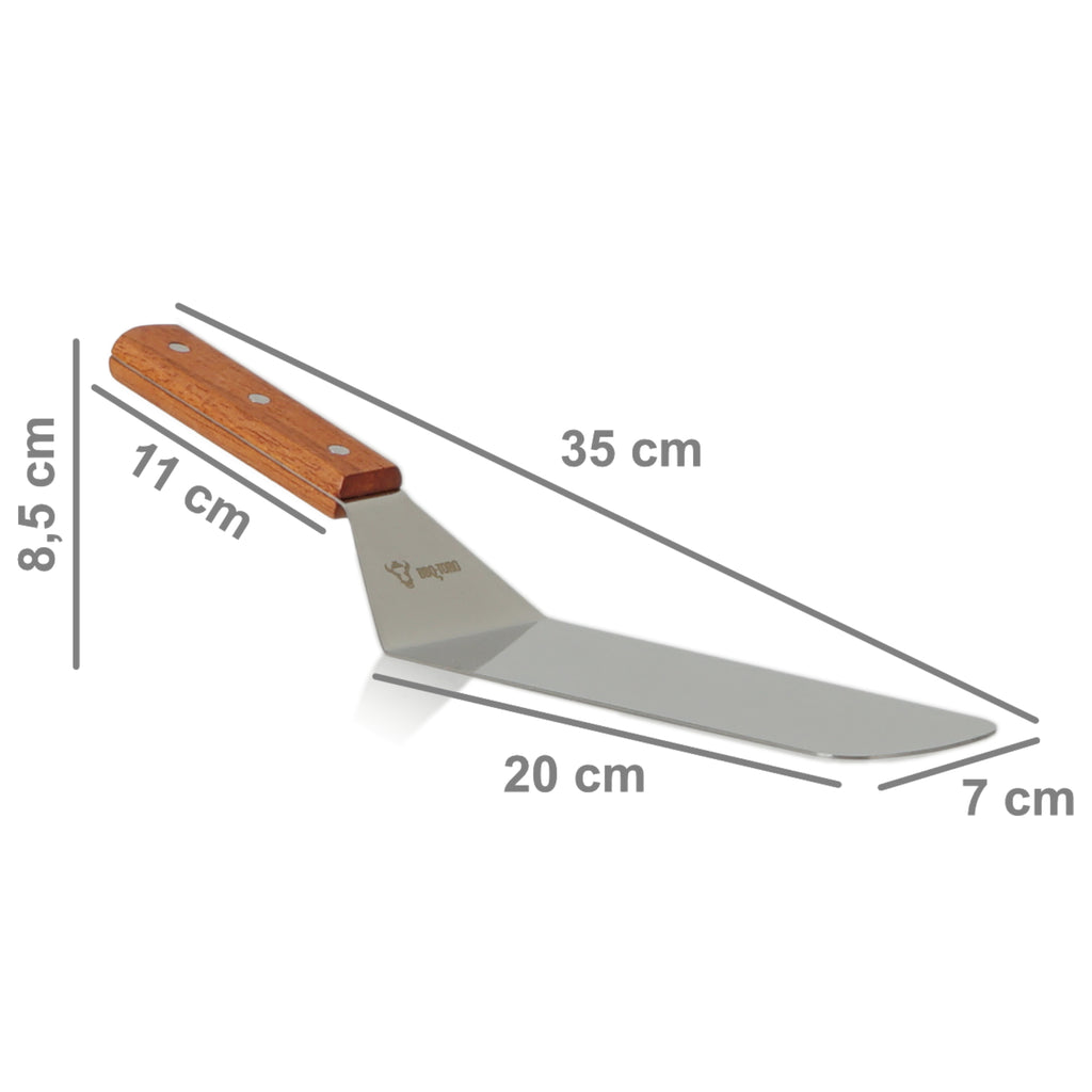 Spatules, lot de 2, en acier inoxydable