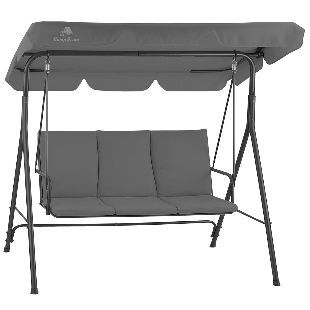Hollywood swing, load capacity up to 250 kg, including sunshade.