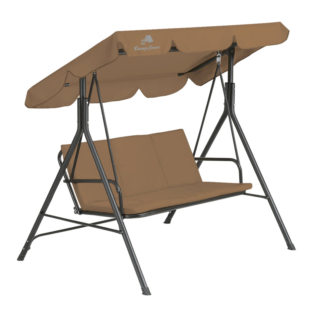 Hollywood swing, load capacity up to 250 kg, including sunshade.