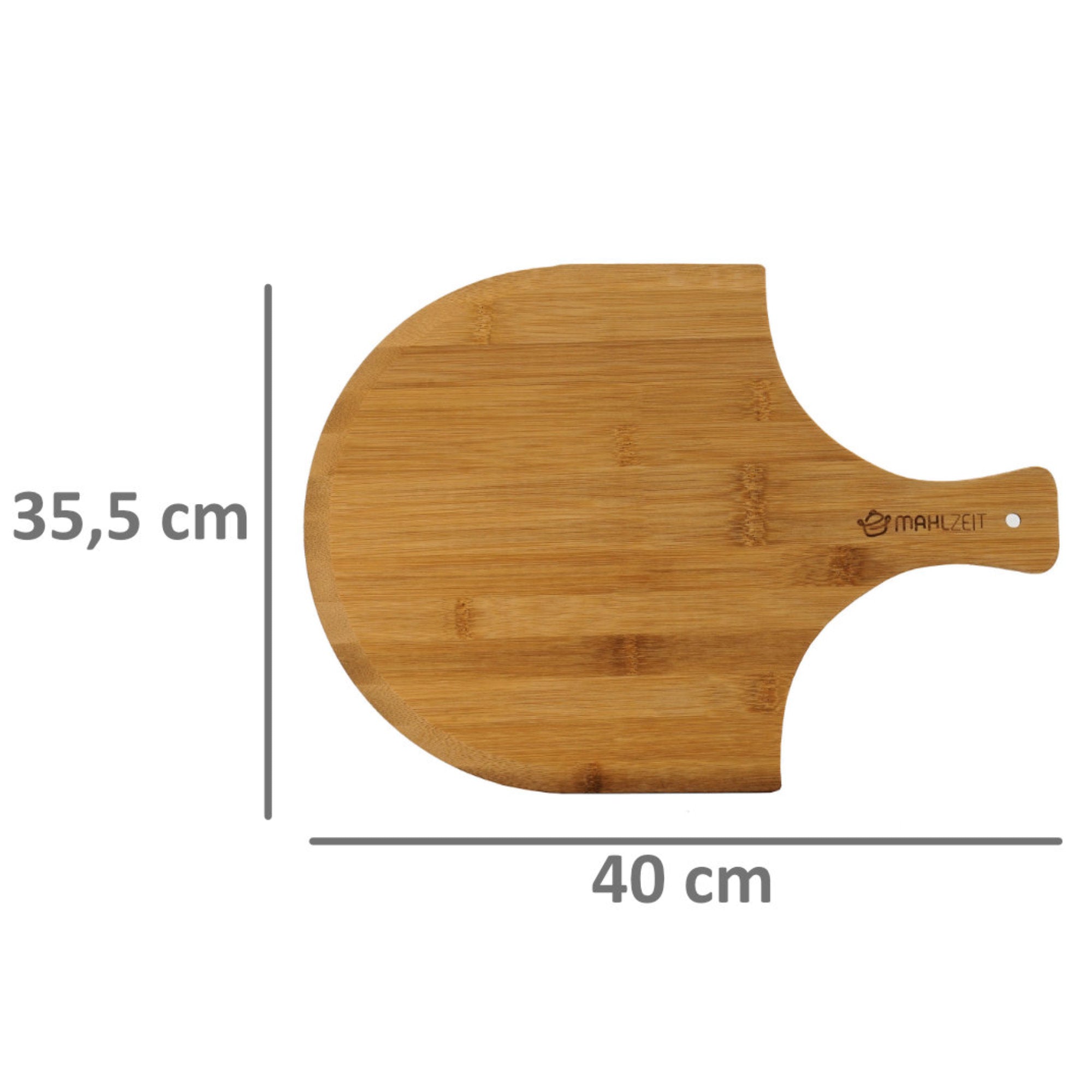 Pelle à pizza, en bois de bambou, 28,5 x 40 cm