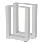 Pieds de table, lot de 2, 30 x 43 cm, métal