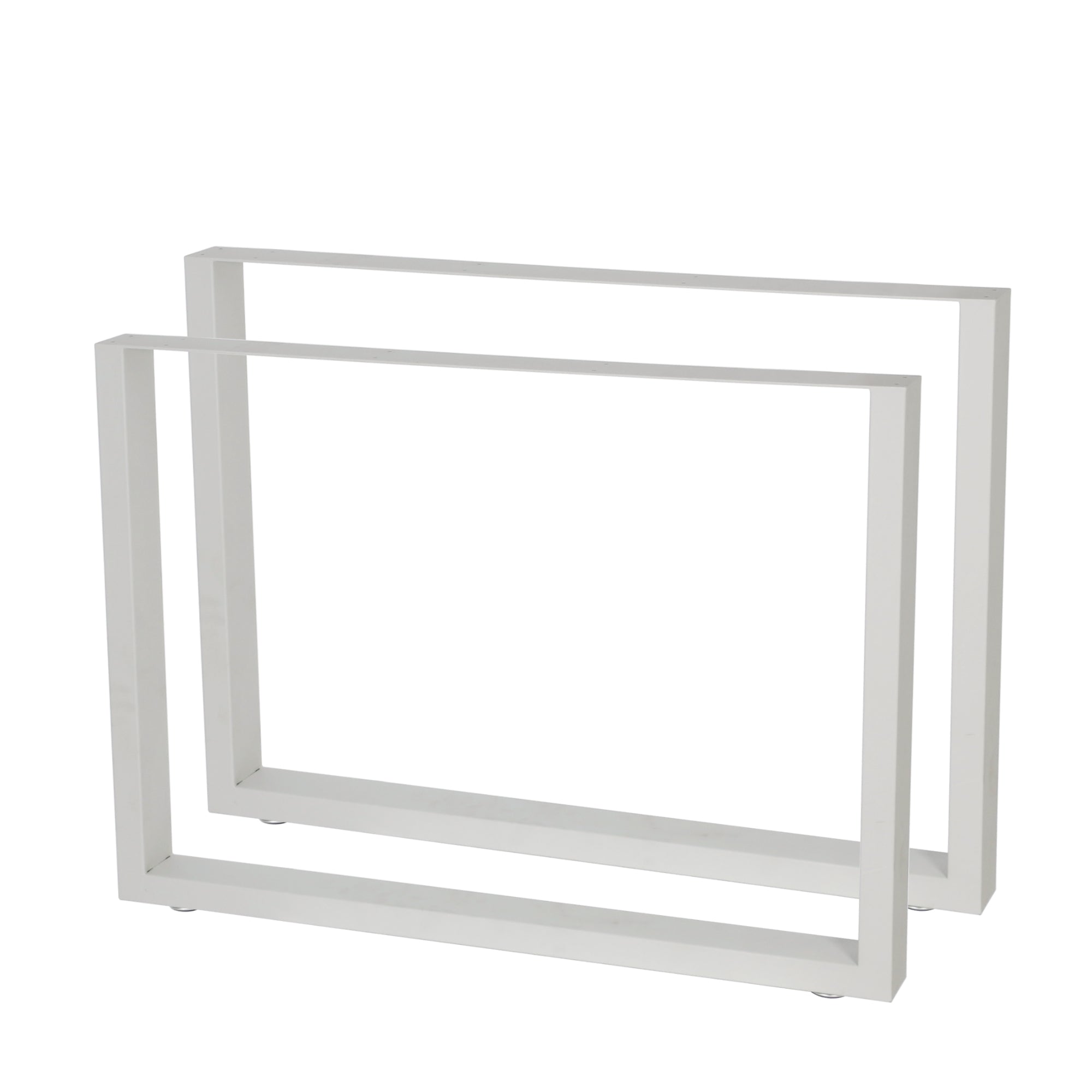 Pieds de table, lot de 2, 90 x 72 cm, métal