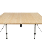 Table de camping en bambou, pliable