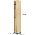Table de camping en bambou, pliable