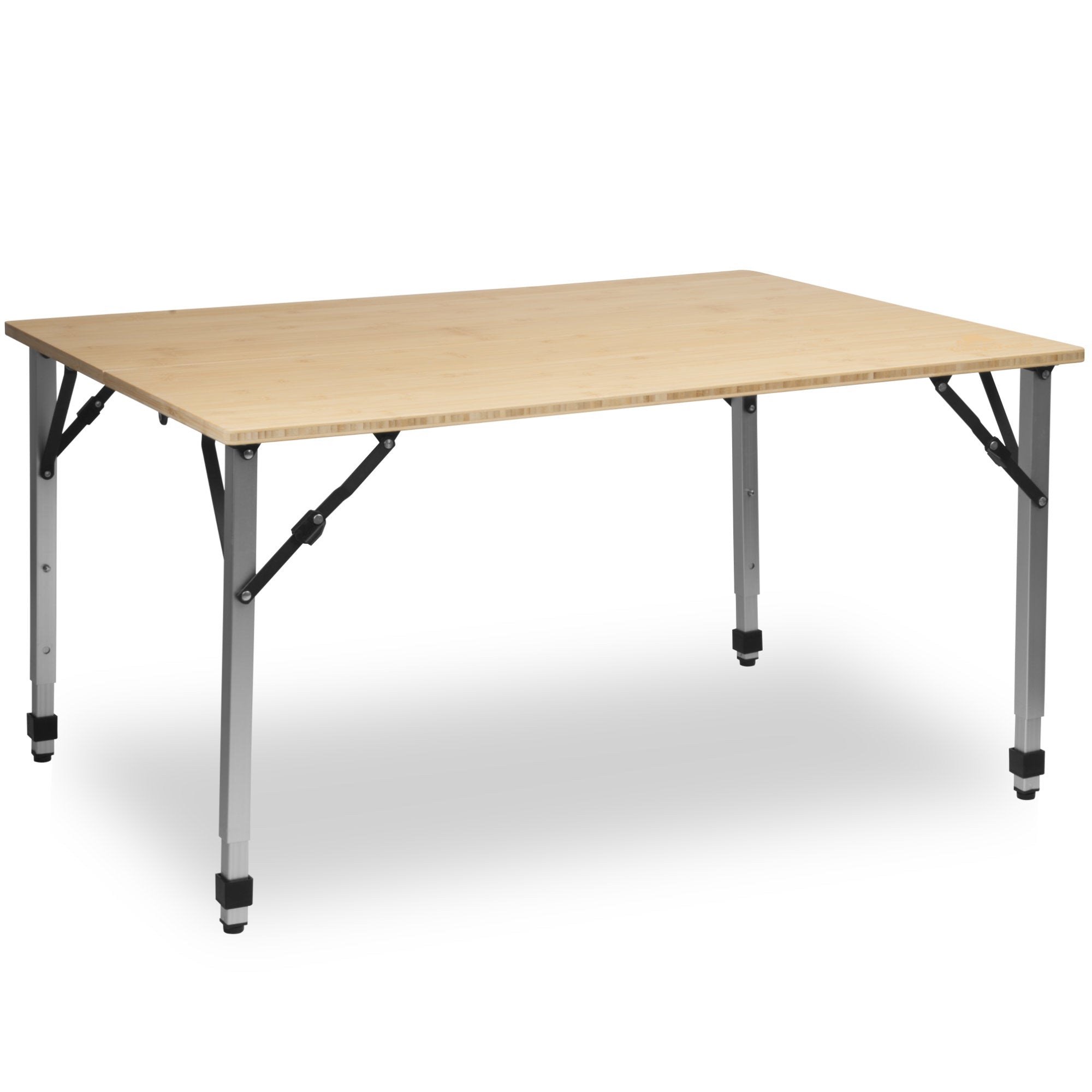 Table de camping en bambou, pliable
