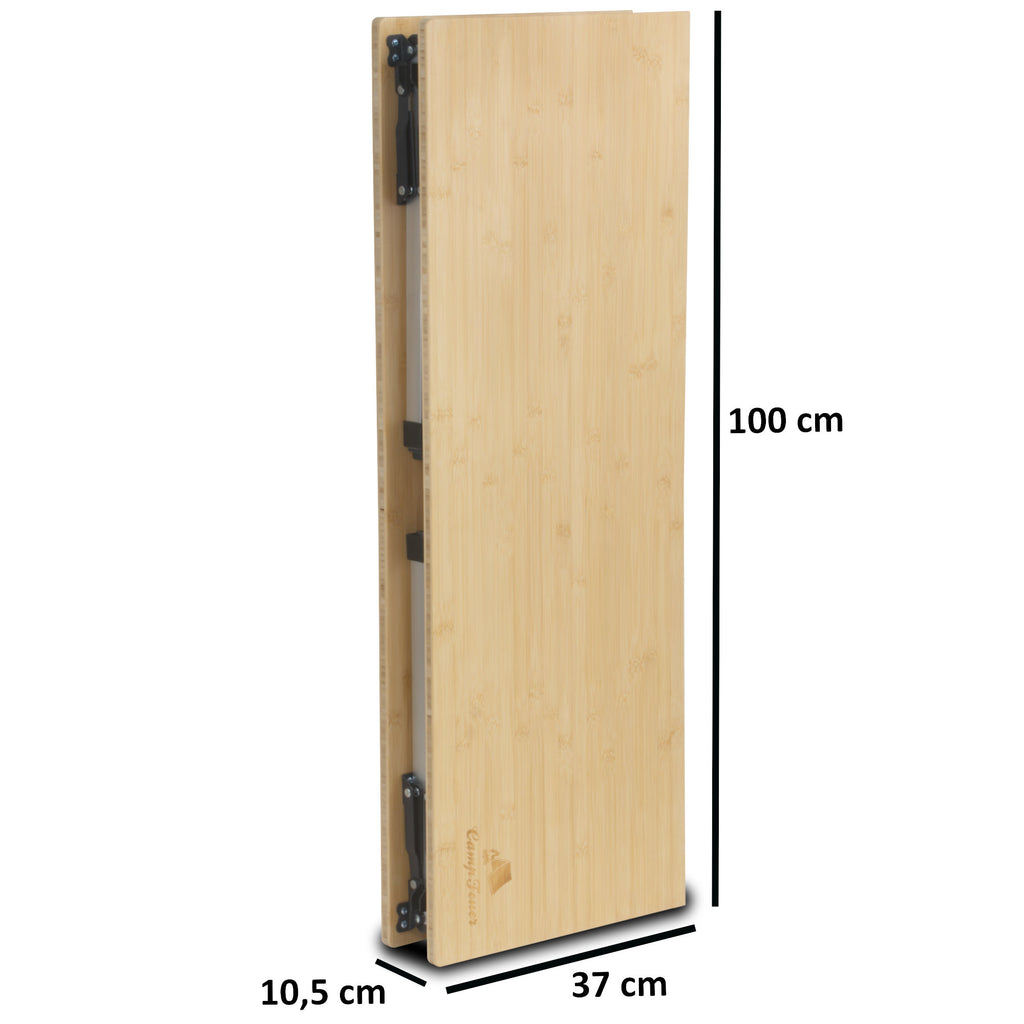 Campingtisch, Bambus, faltbar