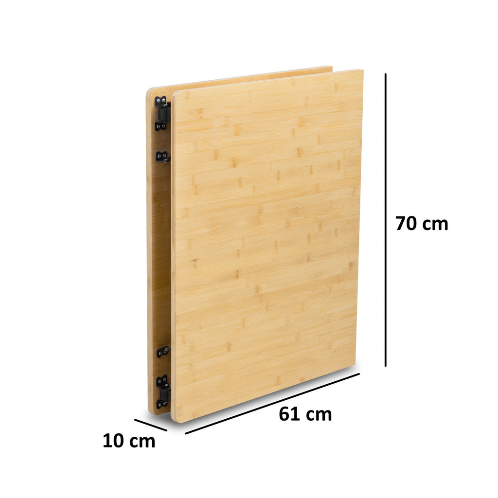 Campingtisch, Bambus, faltbar