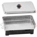 Tabletop smoker, stainless steel