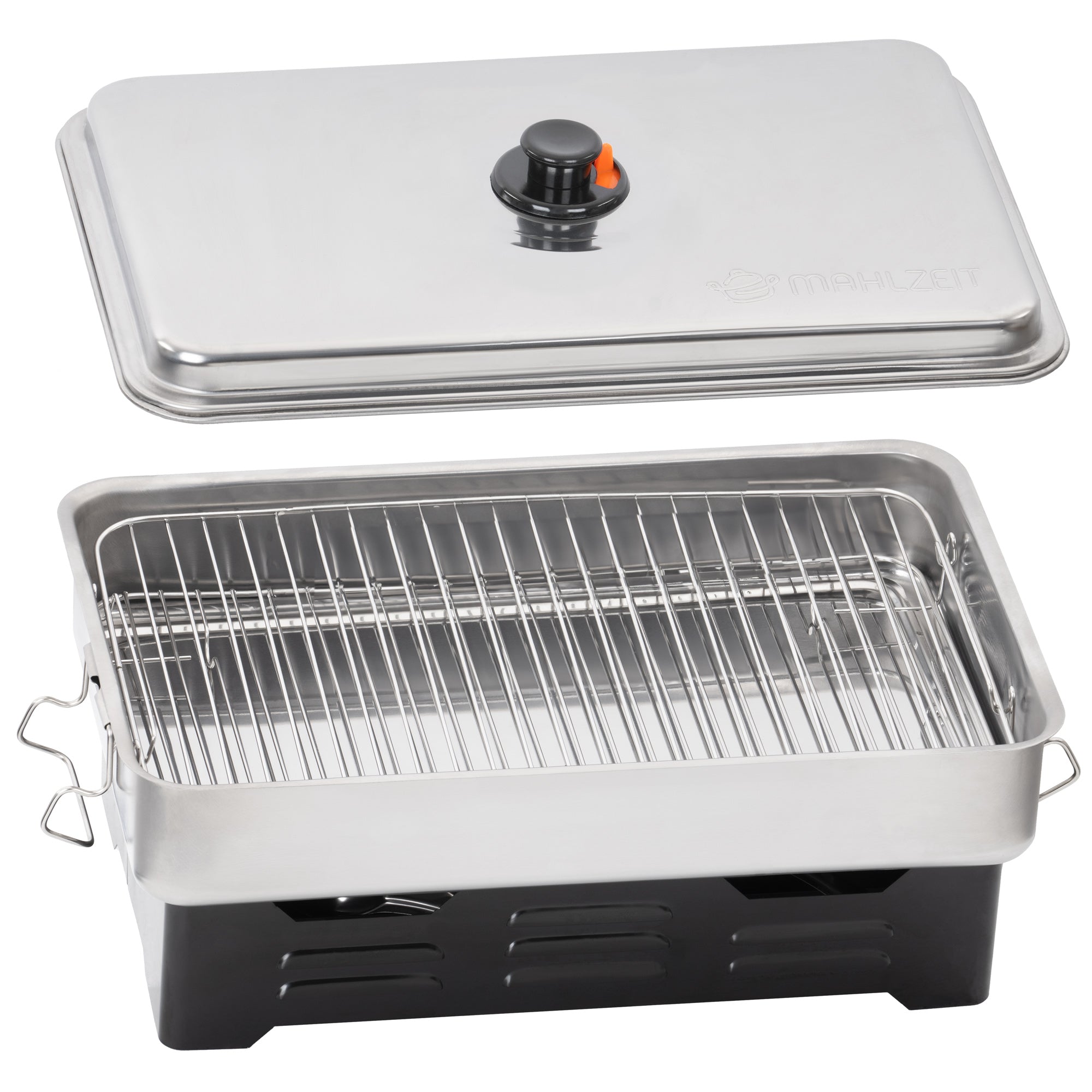 Tabletop smoker, stainless steel