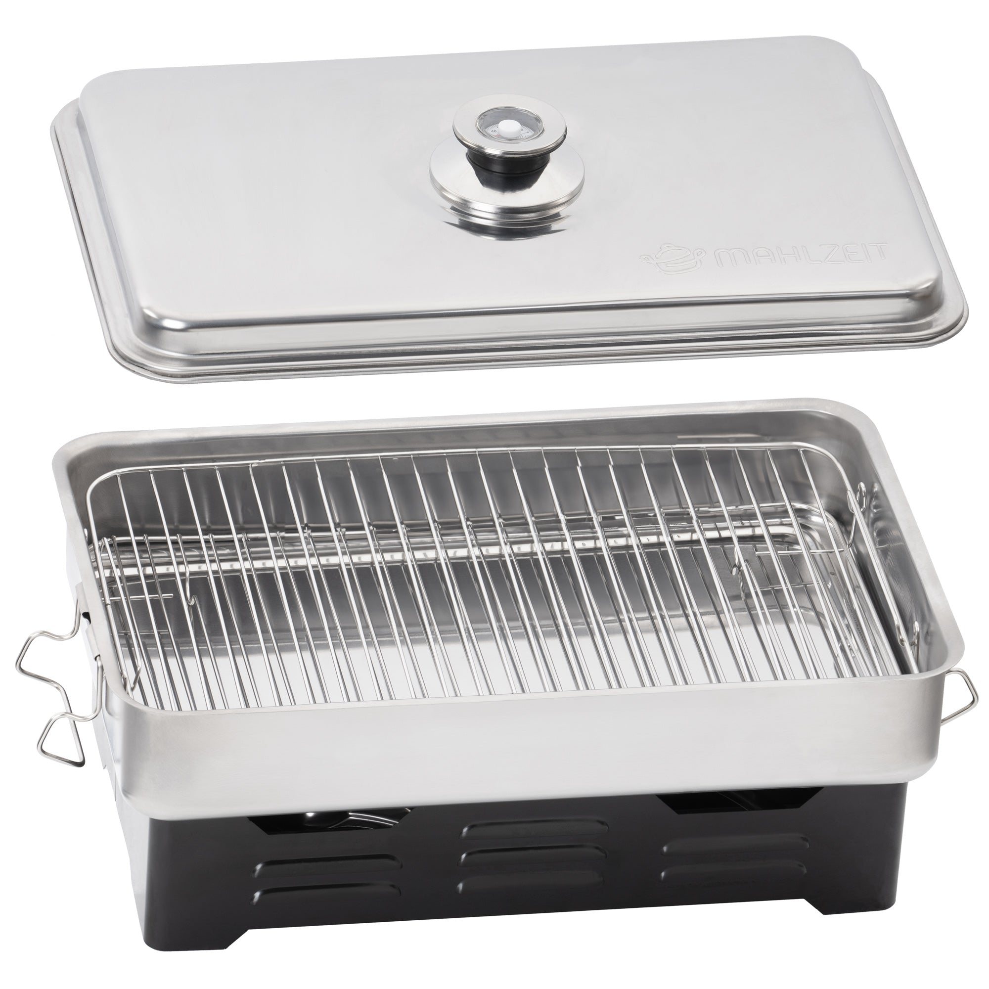 Tabletop smoker, stainless steel