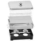Tabletop smoker, stainless steel