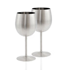 Service de table comprenant 2 verres à vin, un rafraîchisseur de bouteille et un couteau de serveur