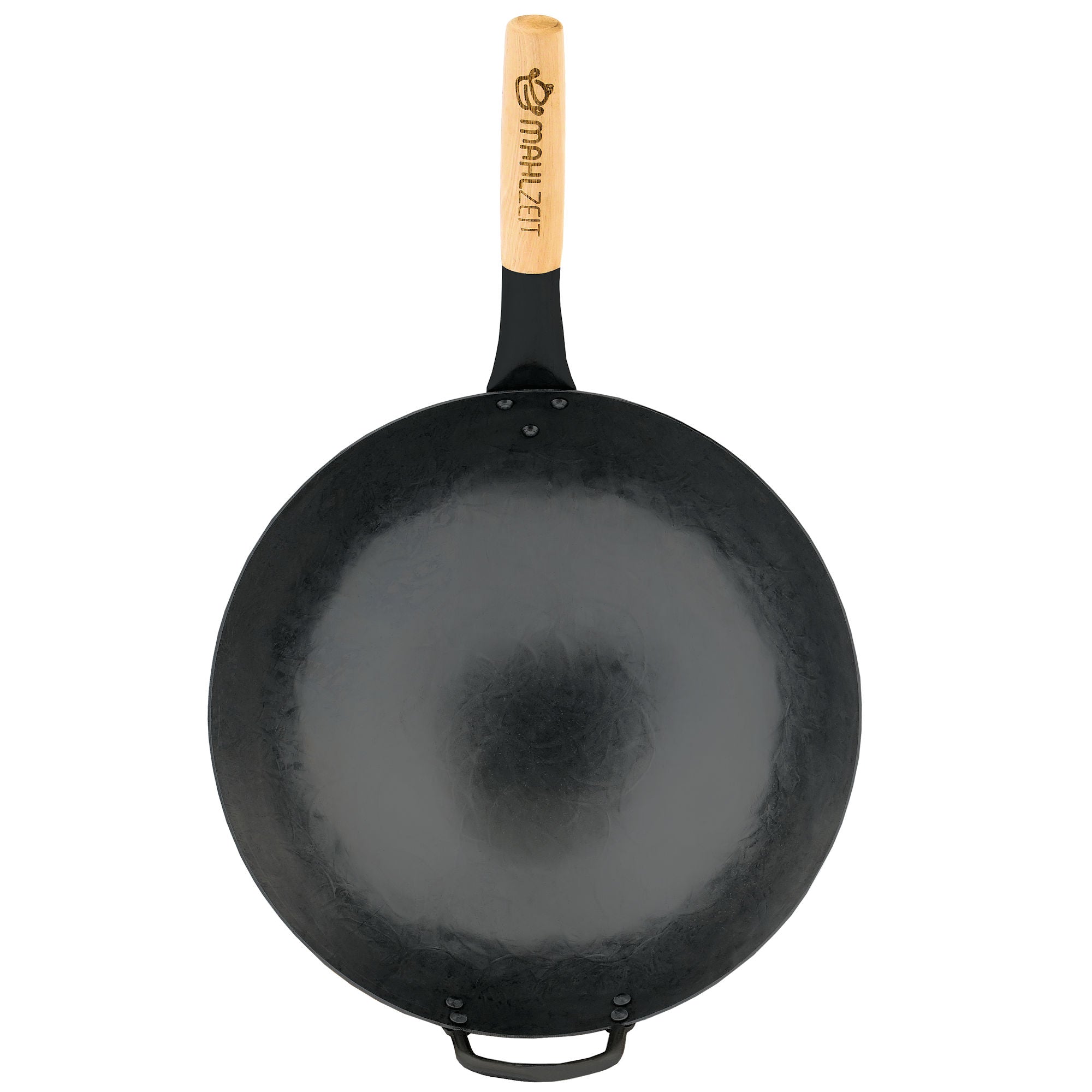 Wok Pfanne, Ø 35 cm, Stahl, mit rundem Boden