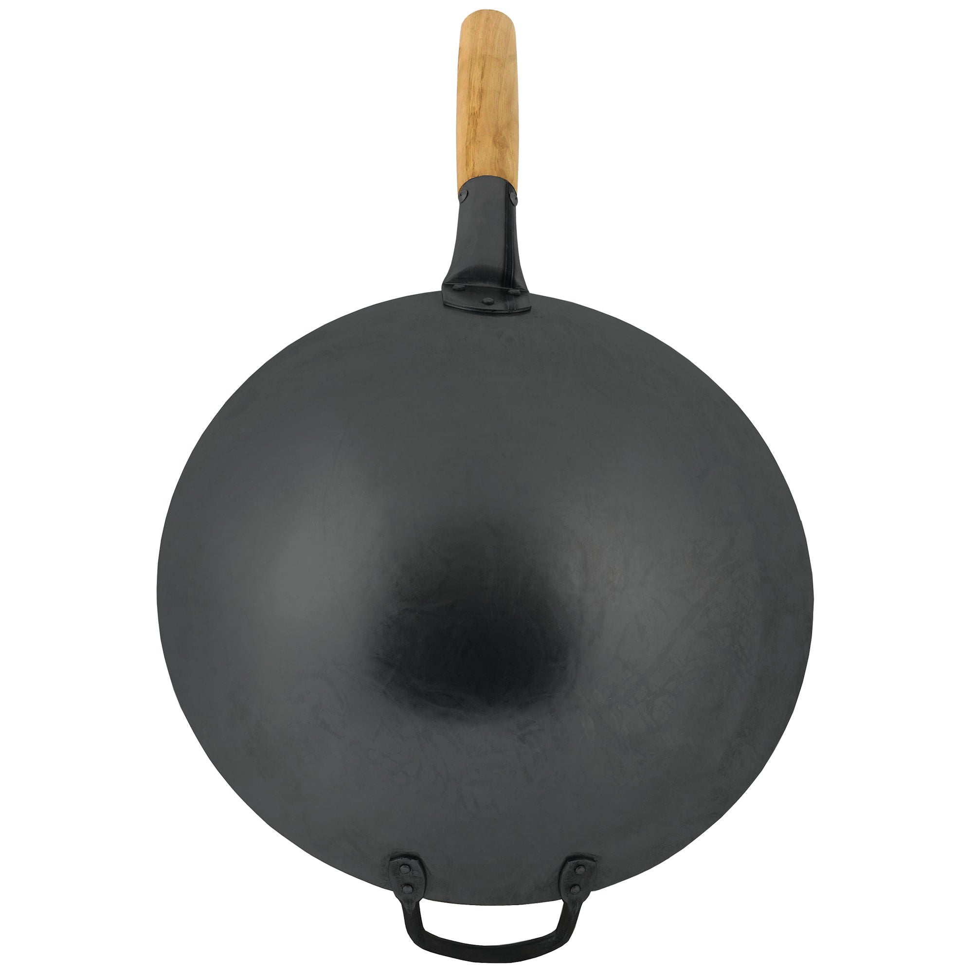 Wok Pfanne, Ø 35 cm, Stahl, mit rundem Boden