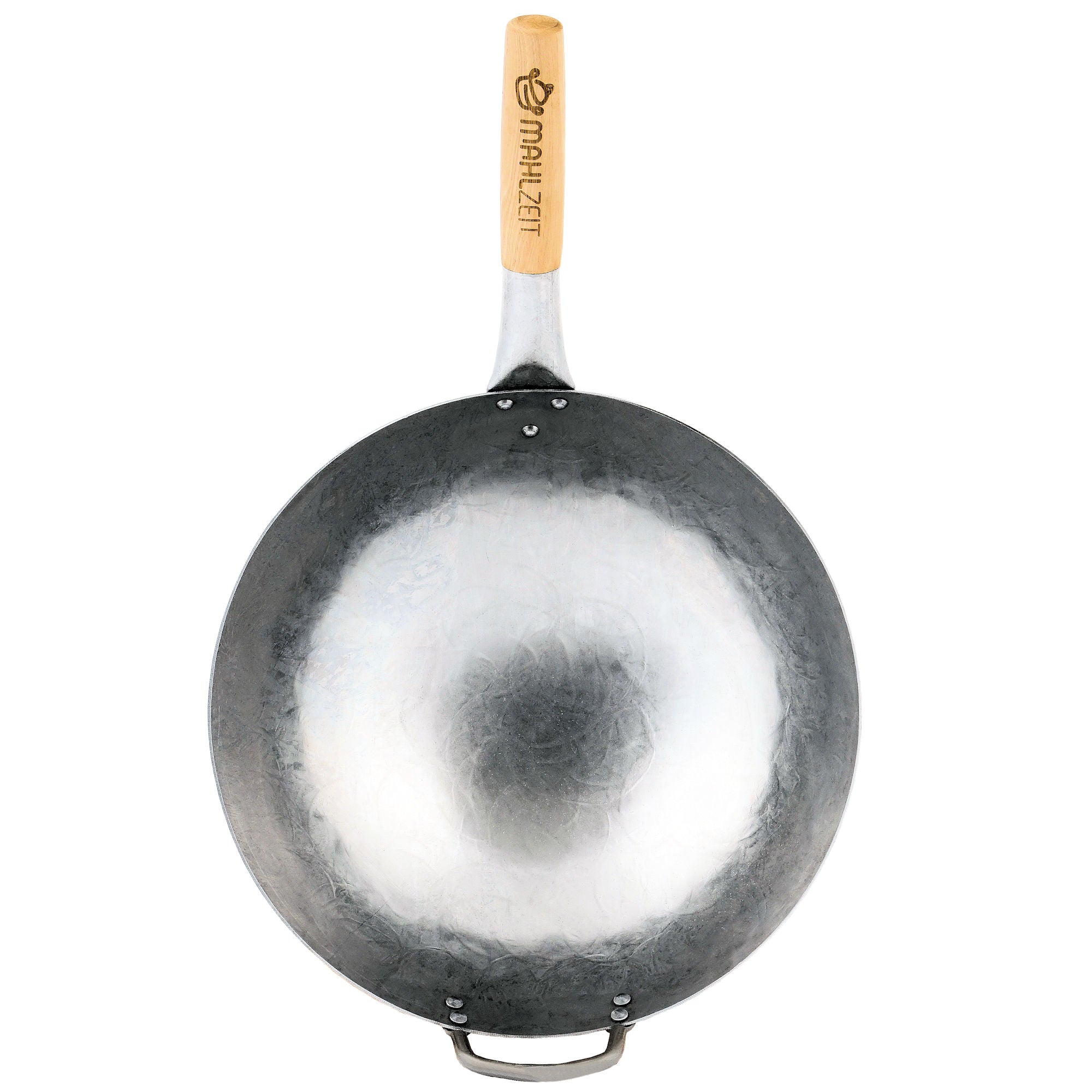 Wok Pfanne, Ø 35 cm, Stahl, mit rundem Boden