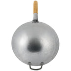 Poêle wok, Ø 35 cm, en acier, à fond rond