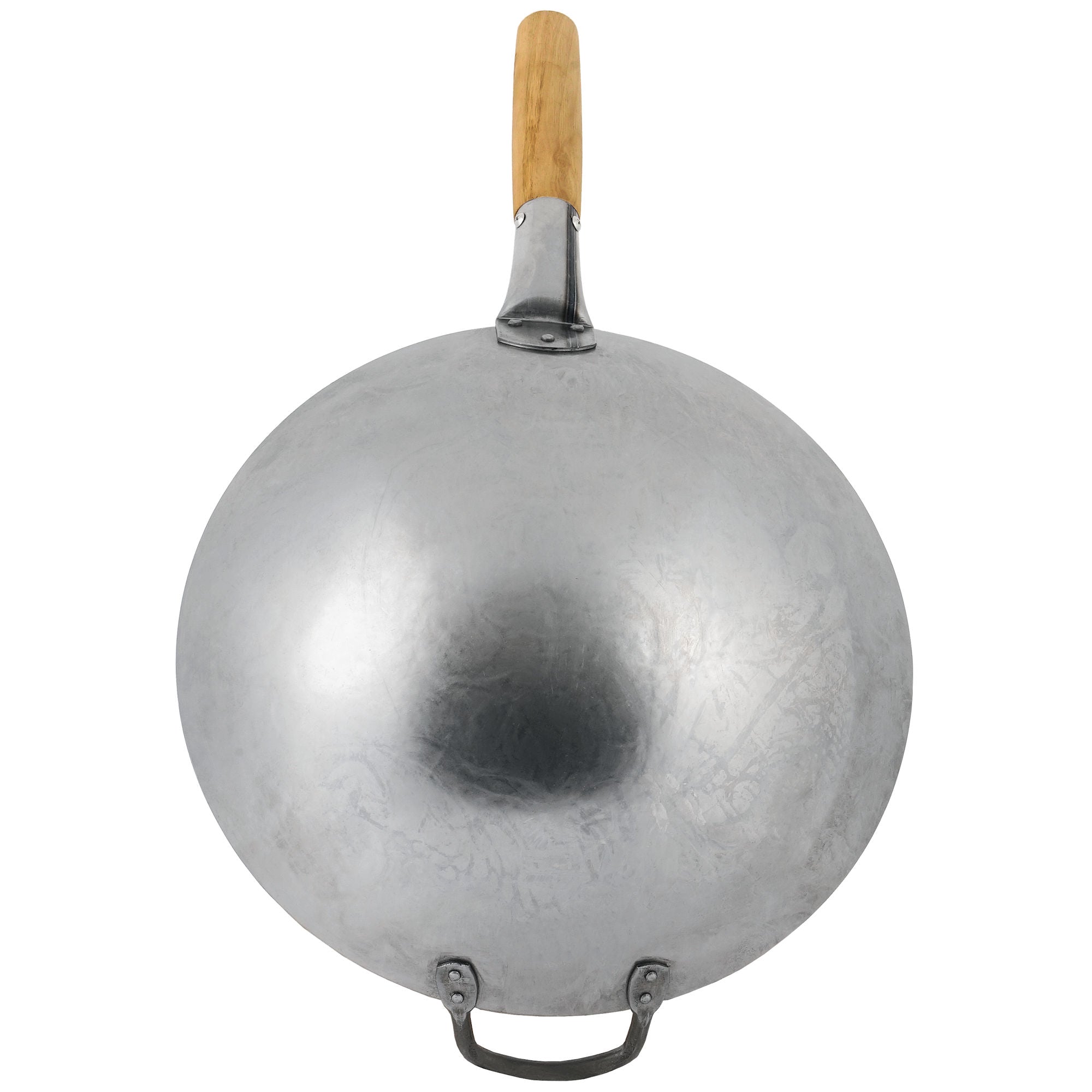 Wok Pfanne, Ø 35 cm, Stahl, mit rundem Boden