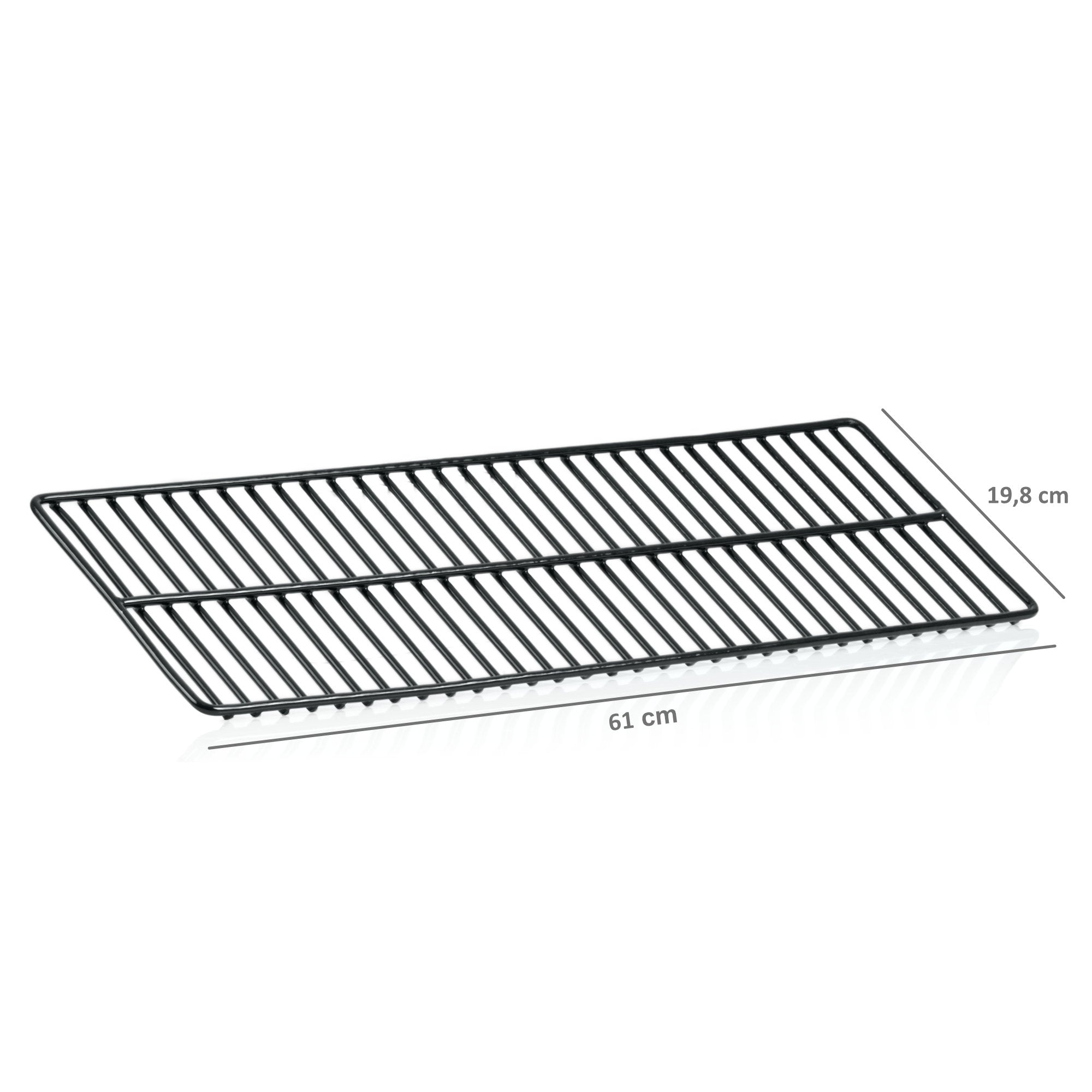 Grille chauffante, lot de 2, en métal, dimensions : 61 x 19,8 x 1,2 cm chacune, pour PG2
