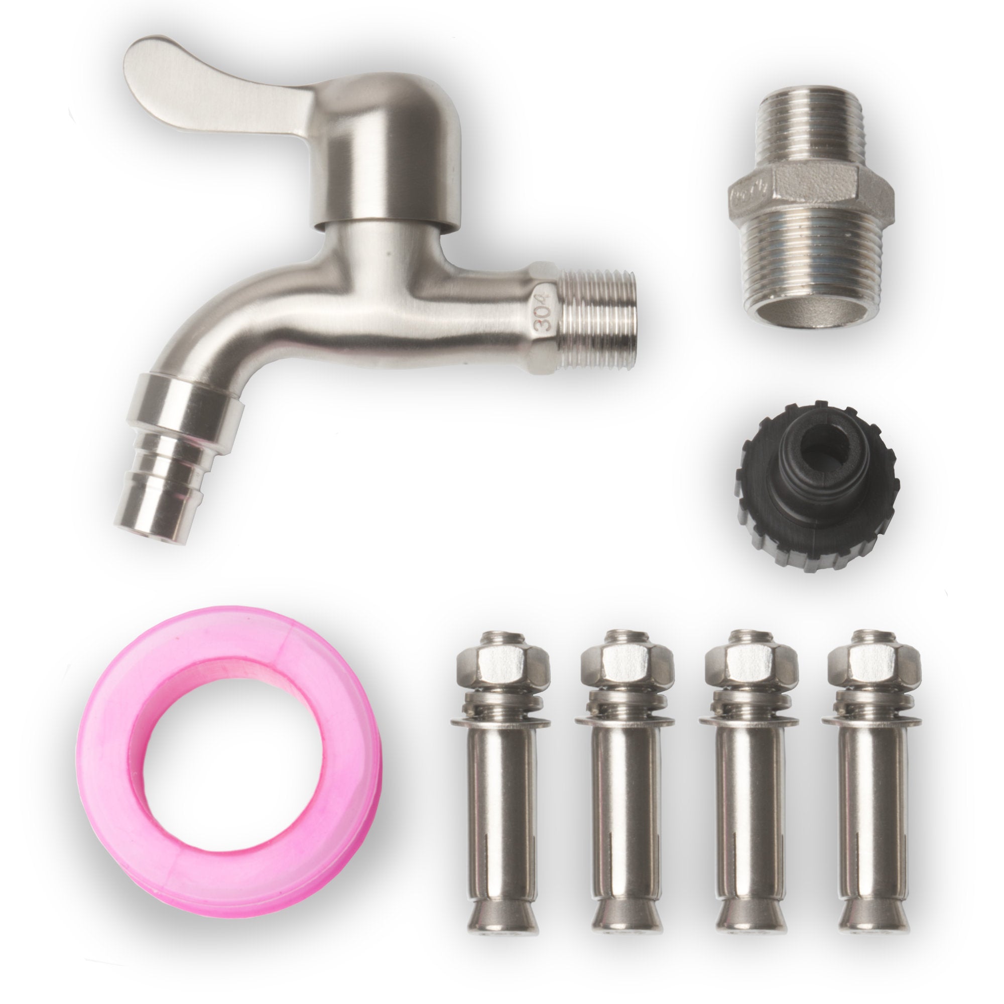 Fontaine à eau « Wellington », acier inoxydable, 95 cm