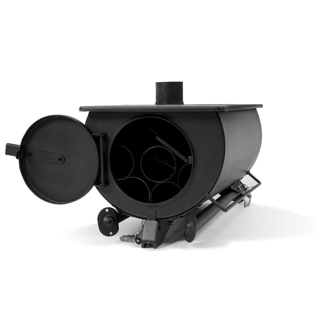 Tent stove, 58 x 86 x 240 cm