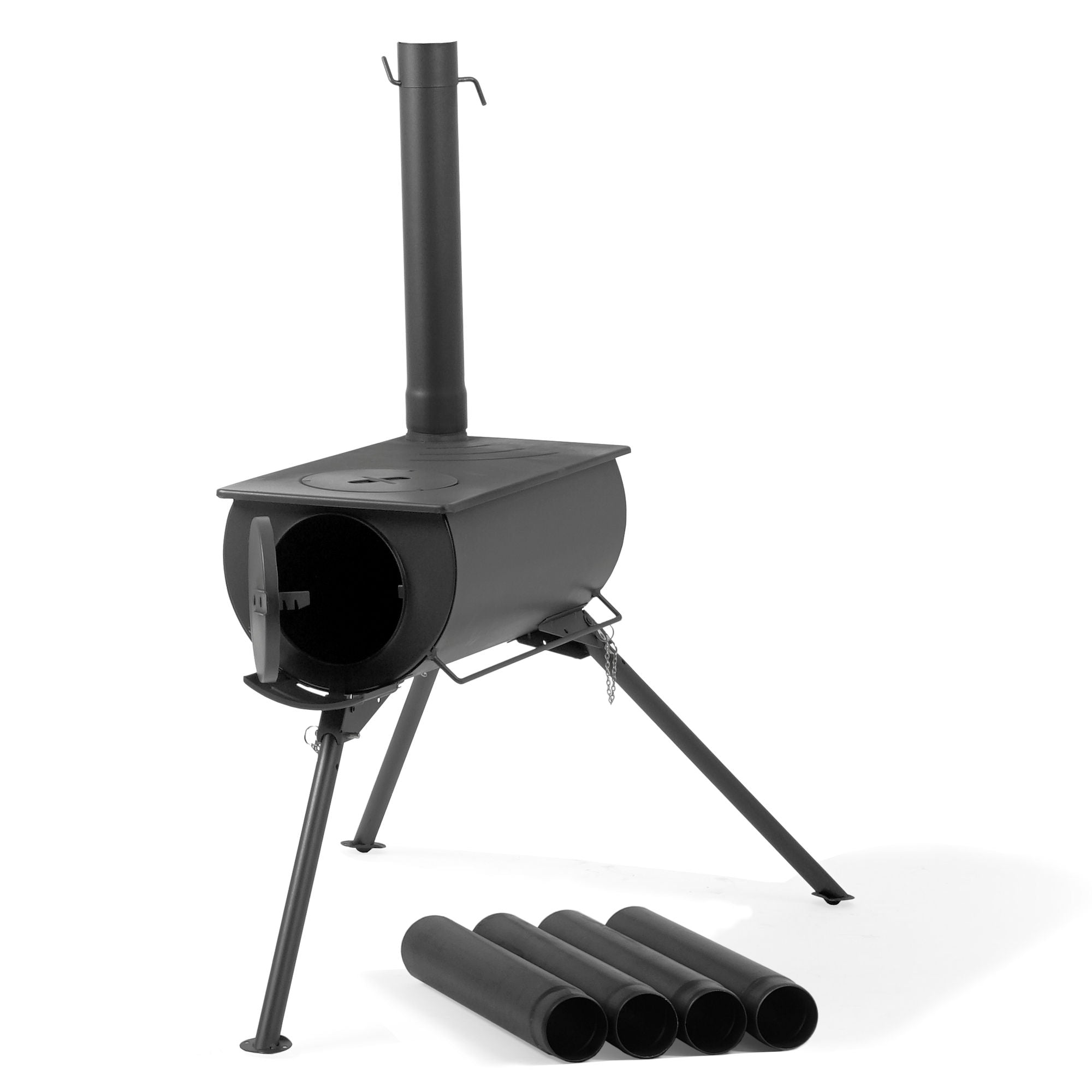 Tent stove, 58 x 86 x 240 cm