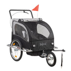 Remorque vélo 2 en 1, remorque avec fonction jogging
