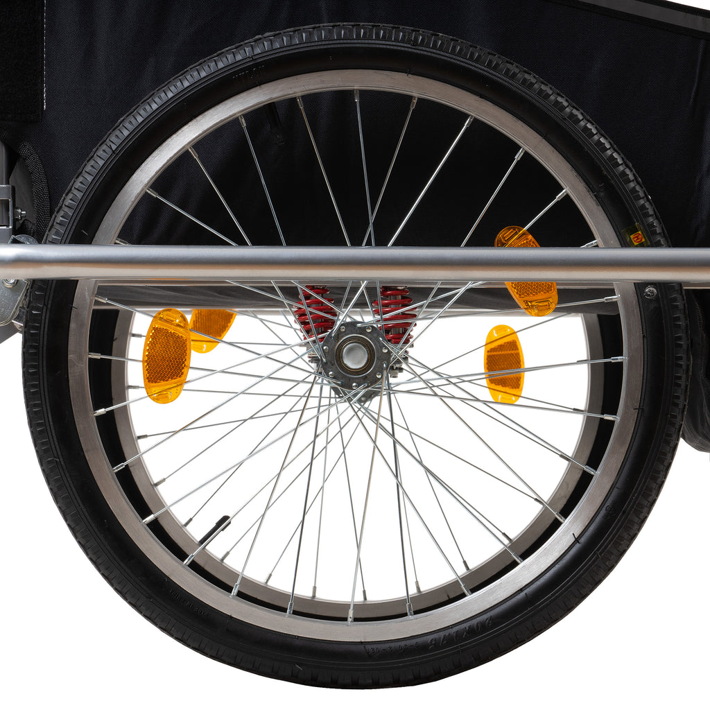 2-in-1 bicycle trailer, trailer with jogging function