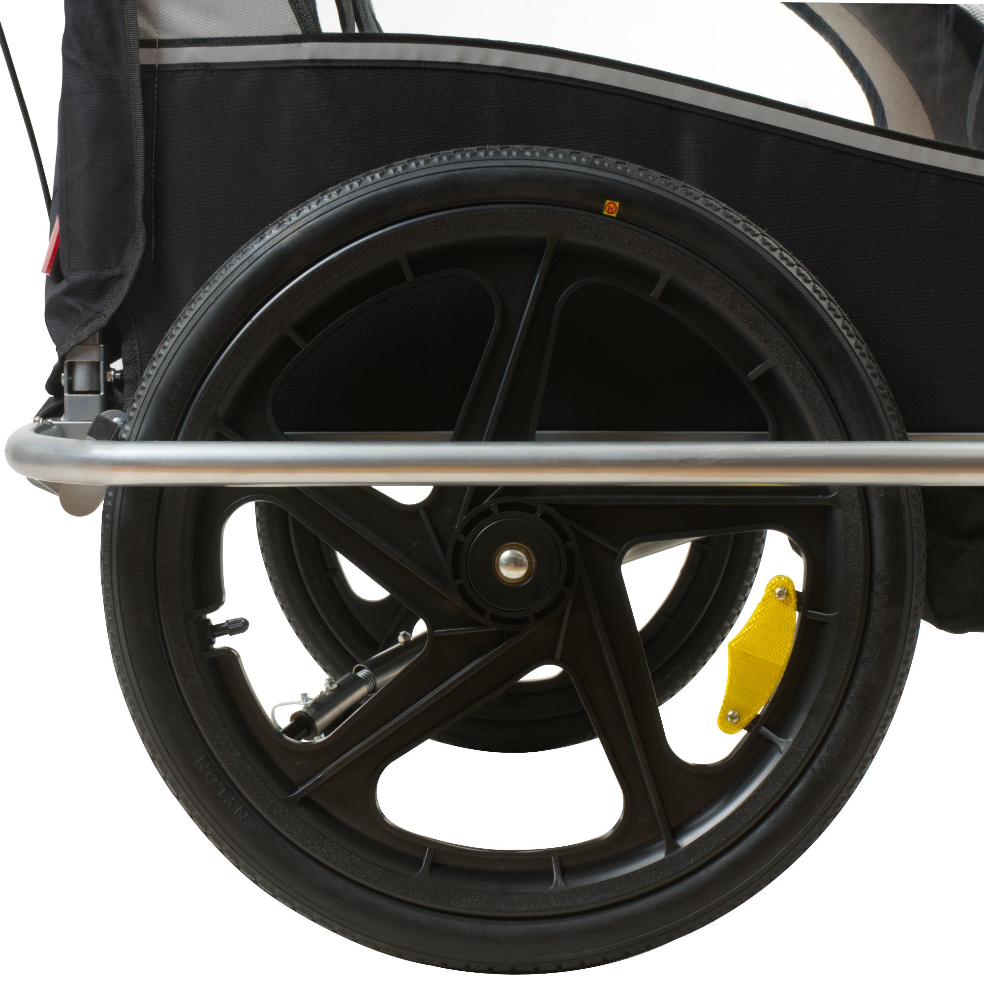 2-in-1 bicycle trailer, trailer with jogging function