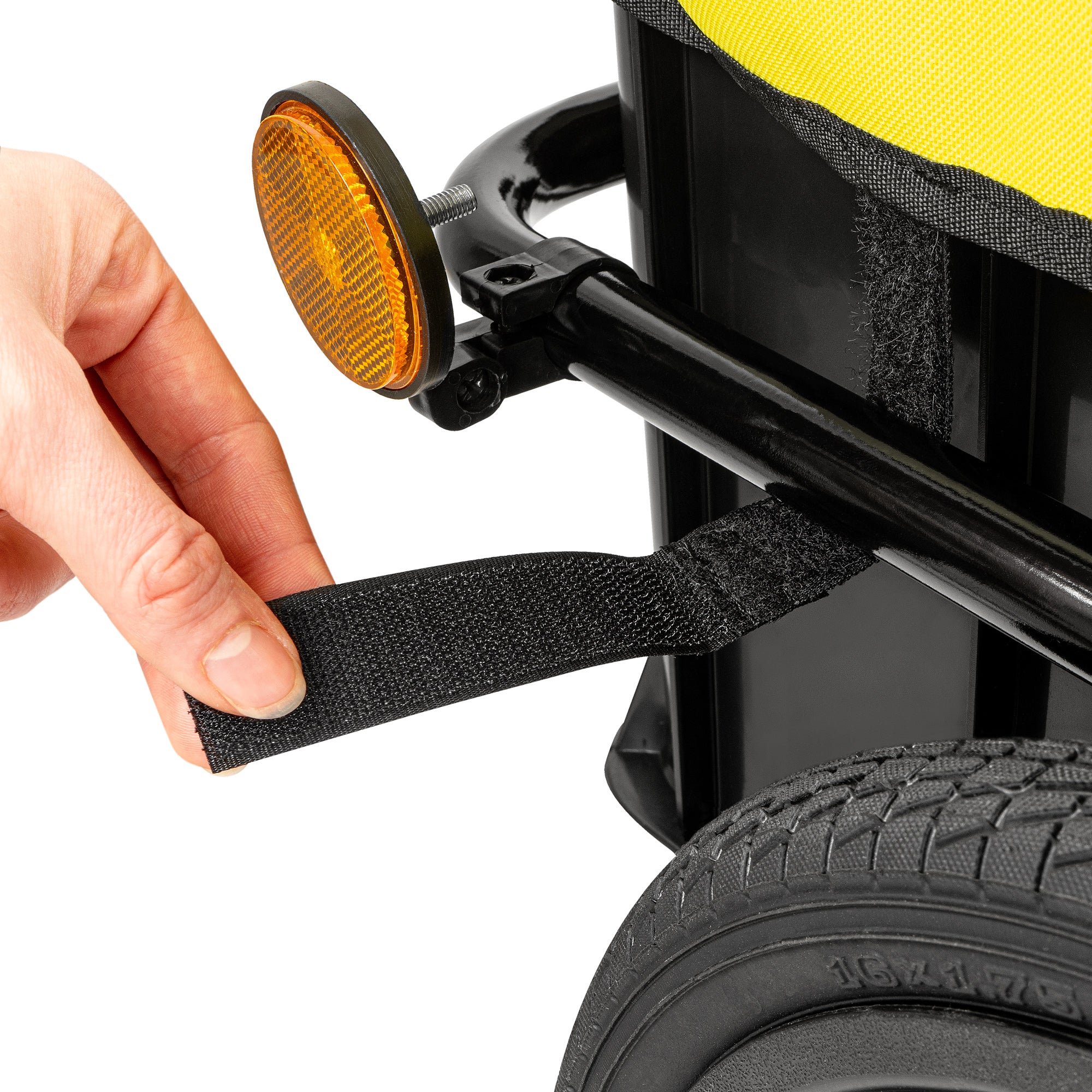 Remorque à vélo avec housse