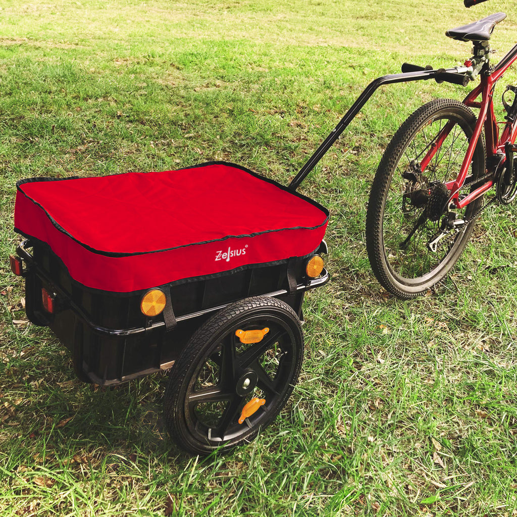 Remorque à vélo avec housse
