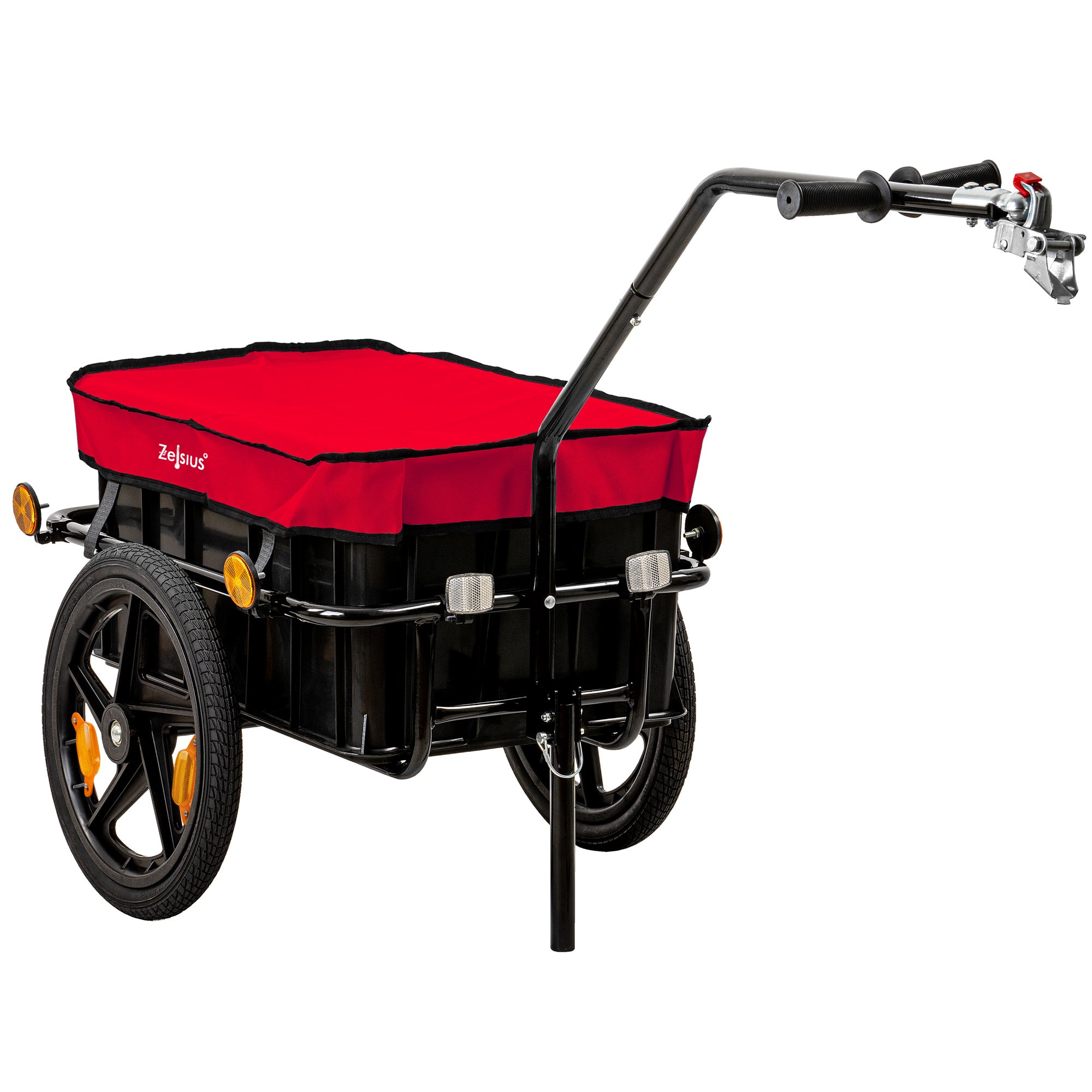 Remorque à vélo avec housse