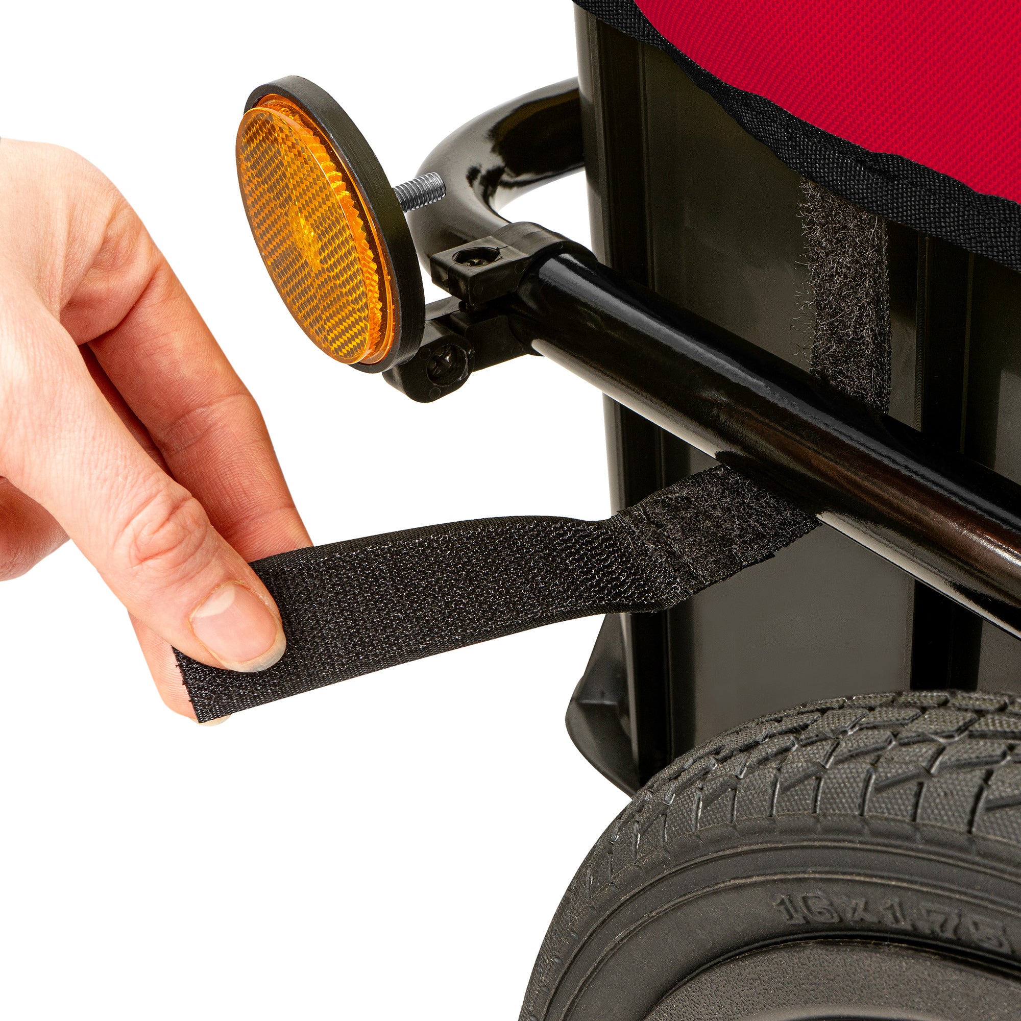 Remorque à vélo avec housse