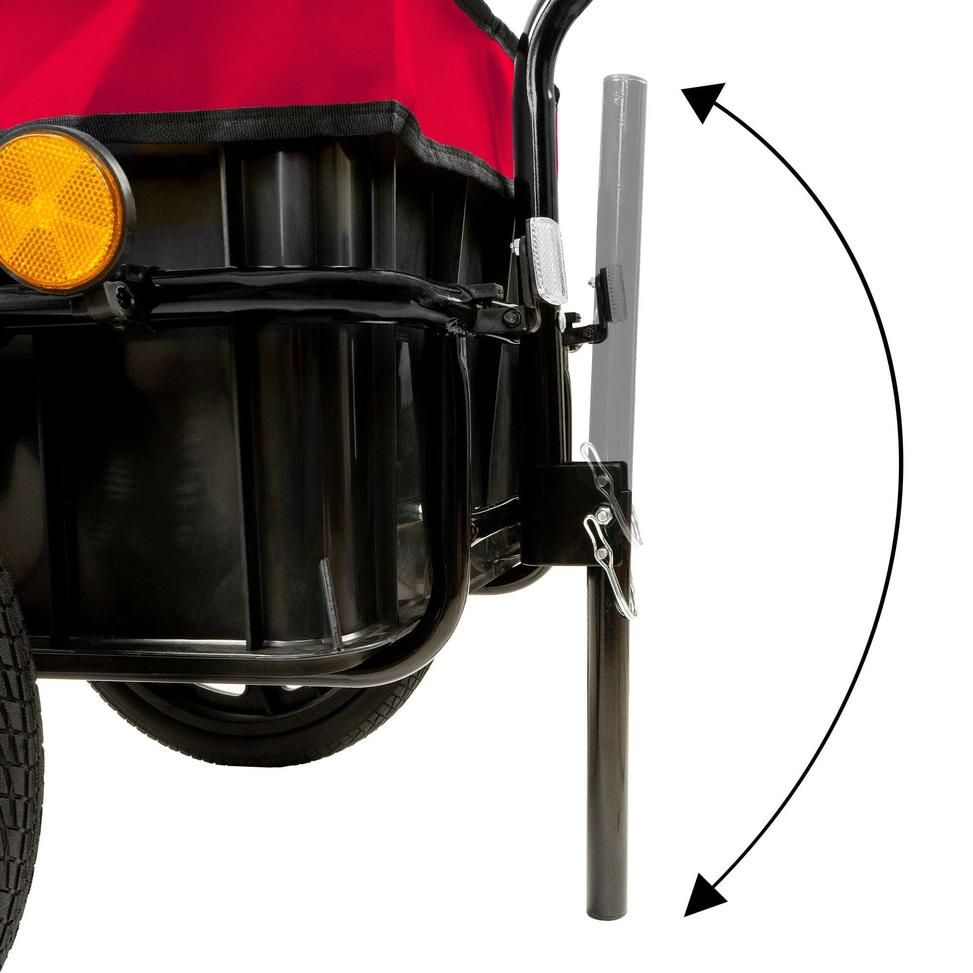 Remorque à vélo avec housse