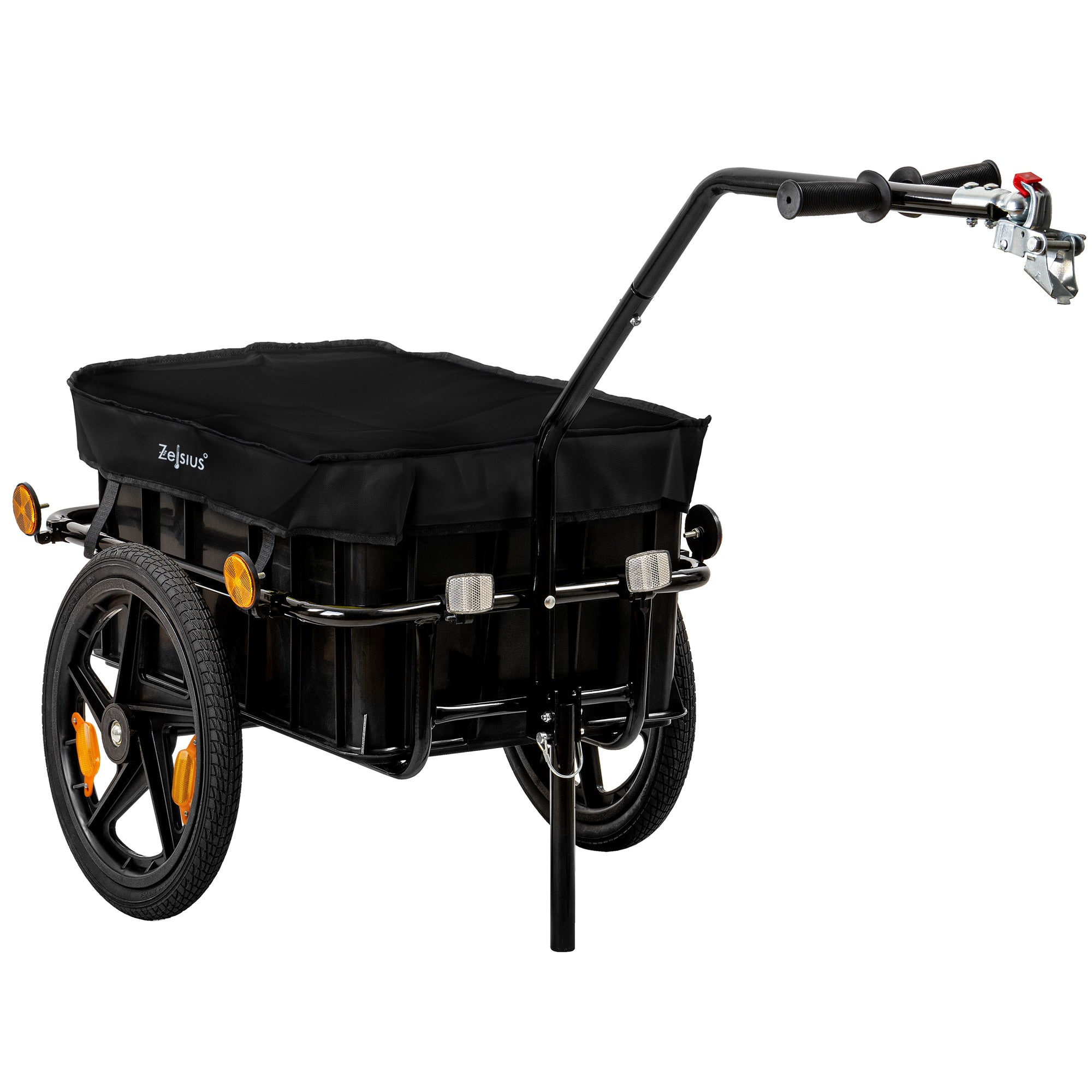 Remorque à vélo avec housse